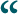left speech-marks